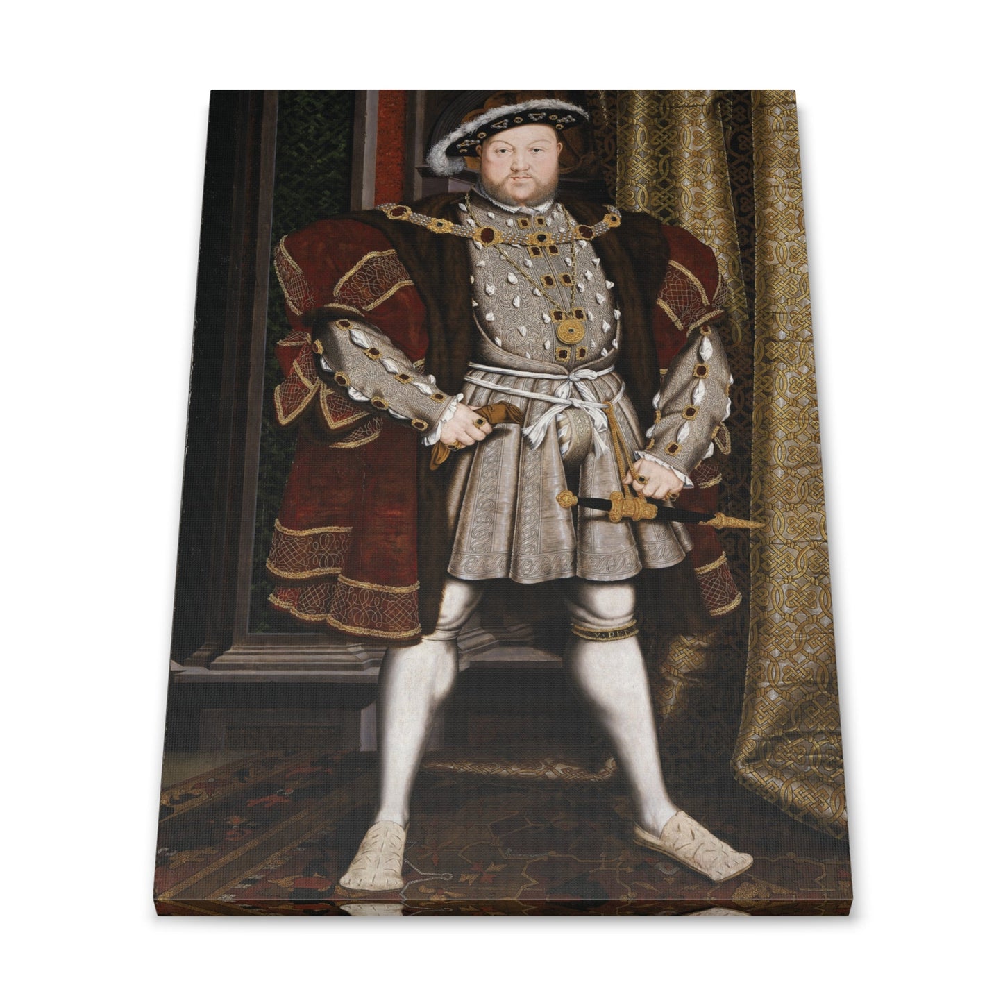 King Henry VIII Hans Holbein Art Canvas Print 30x20 Inch Canvas