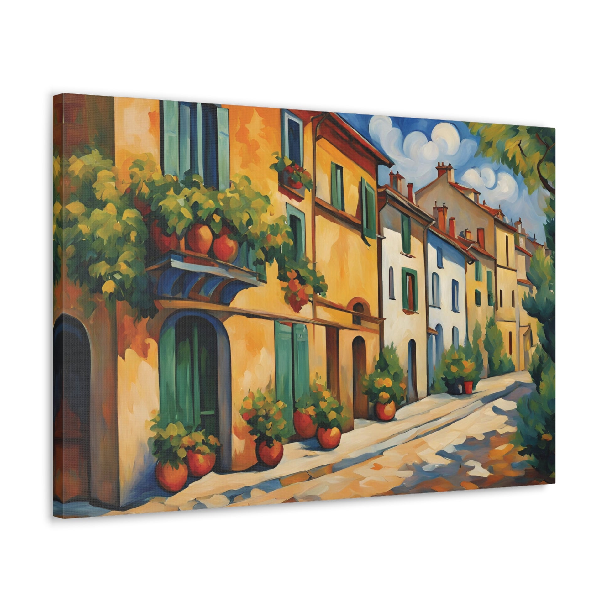 Italian Street Gallery Wrap 30x20 Inch Wall Art Canvas