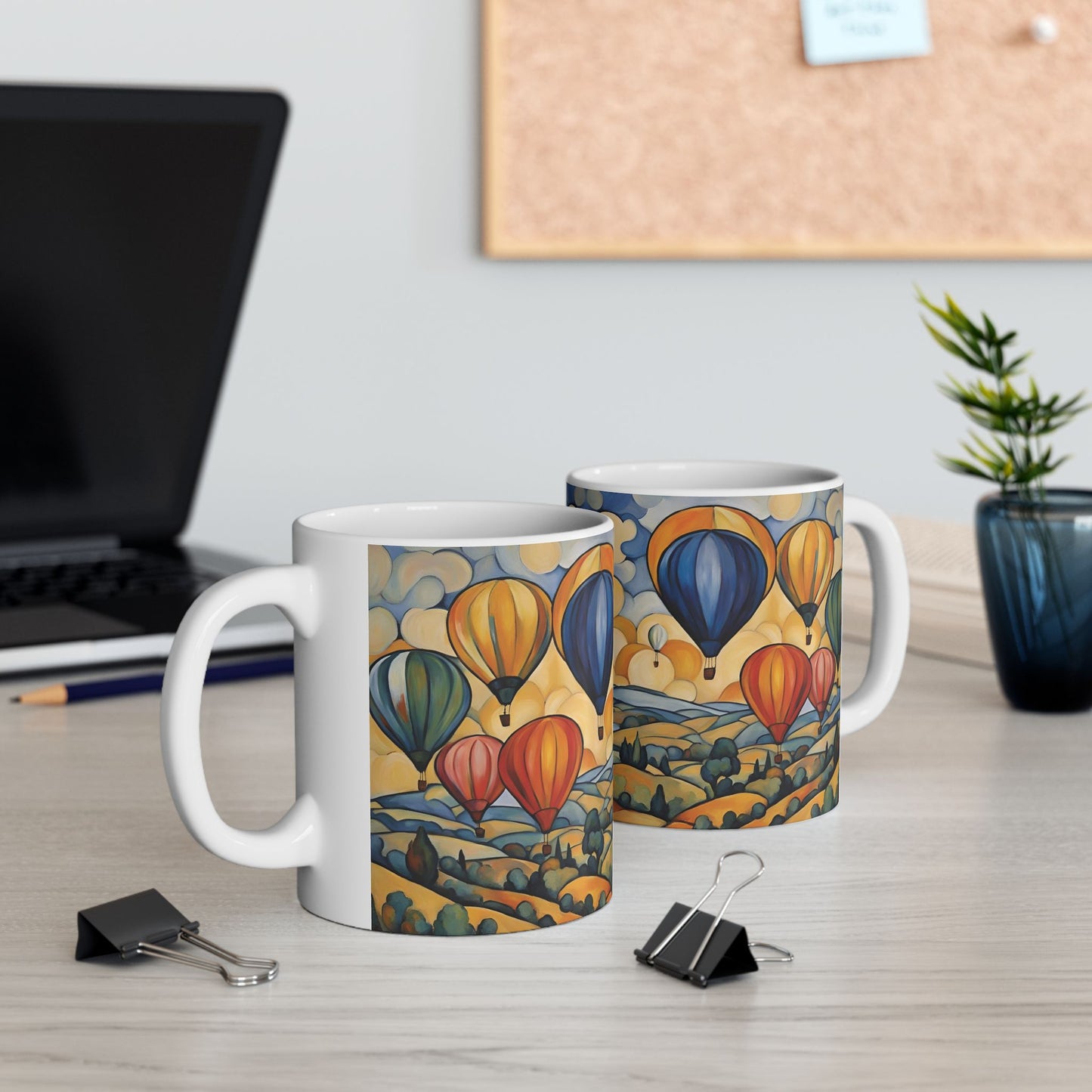 Hot Air Balloons Coffee Mug 11oz Art Cup