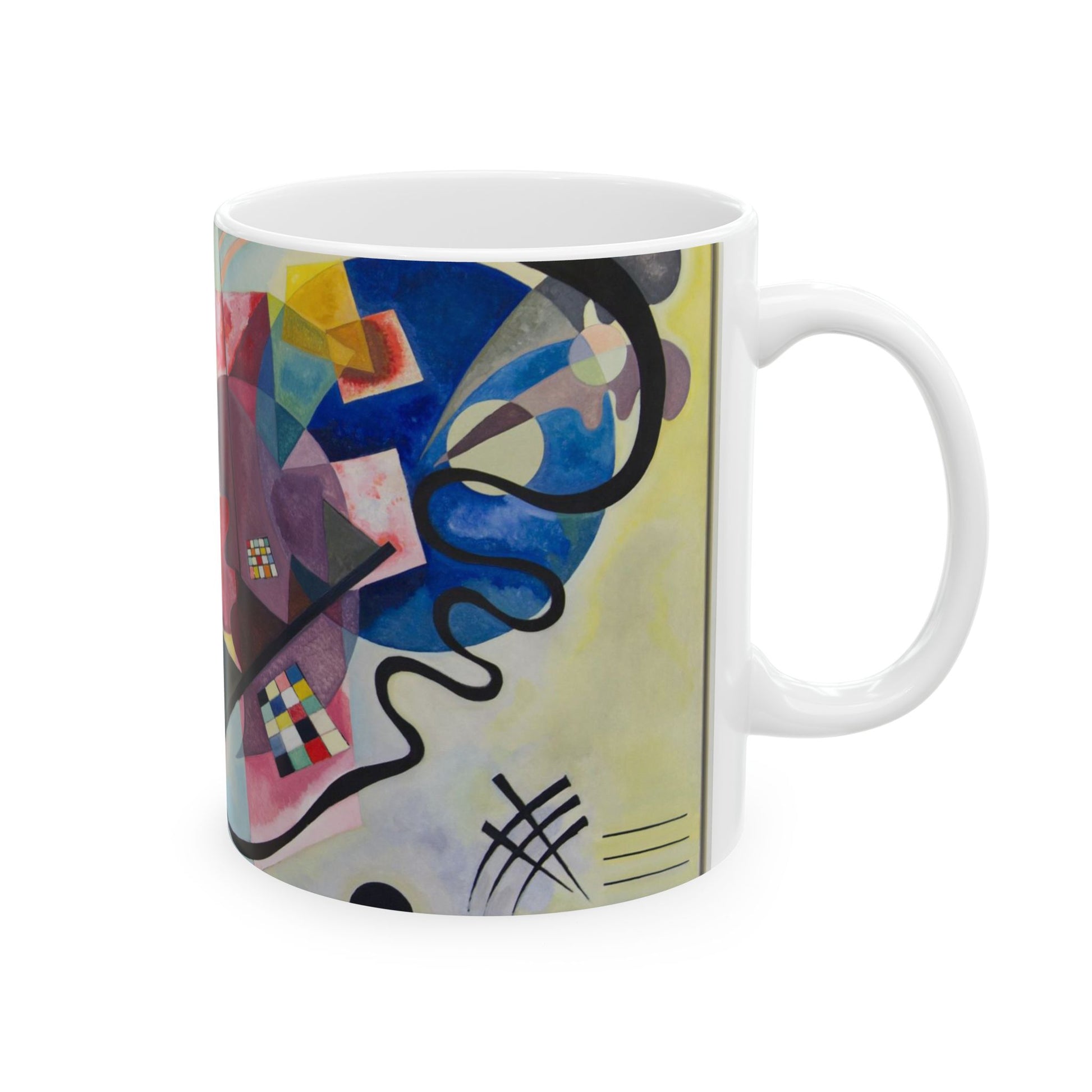 Abstract Art Coffee Mug 11oz Wassily Kandinsky 11oz Coffee Mugs Fall Picks Home & Living Kitchen mug Mugs Sublimation White base Mug