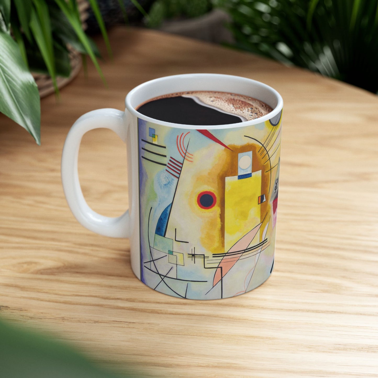 Abstract Art Coffee Mug 11oz Wassily Kandinsky 11oz Coffee Mugs Fall Picks Home & Living Kitchen mug Mugs Sublimation White base Mug