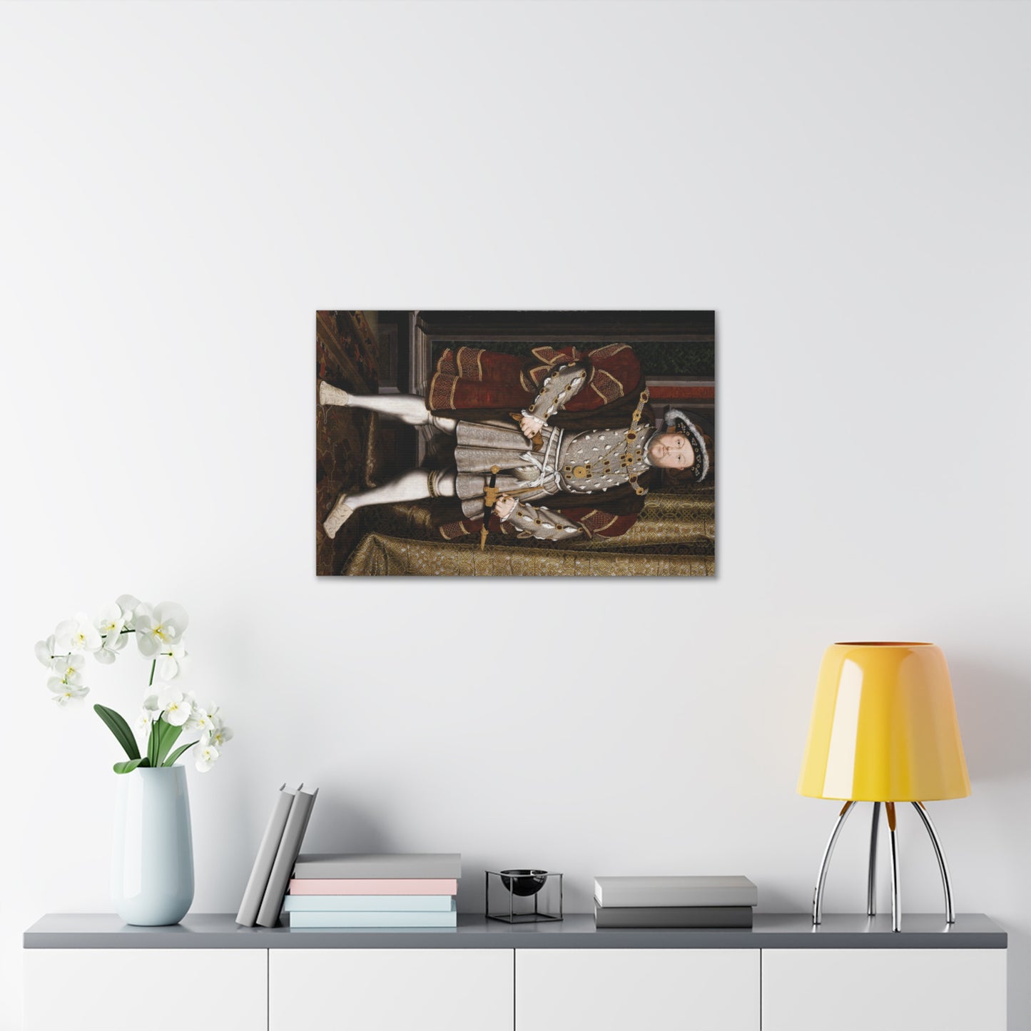 King Henry VIII Hans Holbein Art Canvas Print 30x20 Inch Canvas