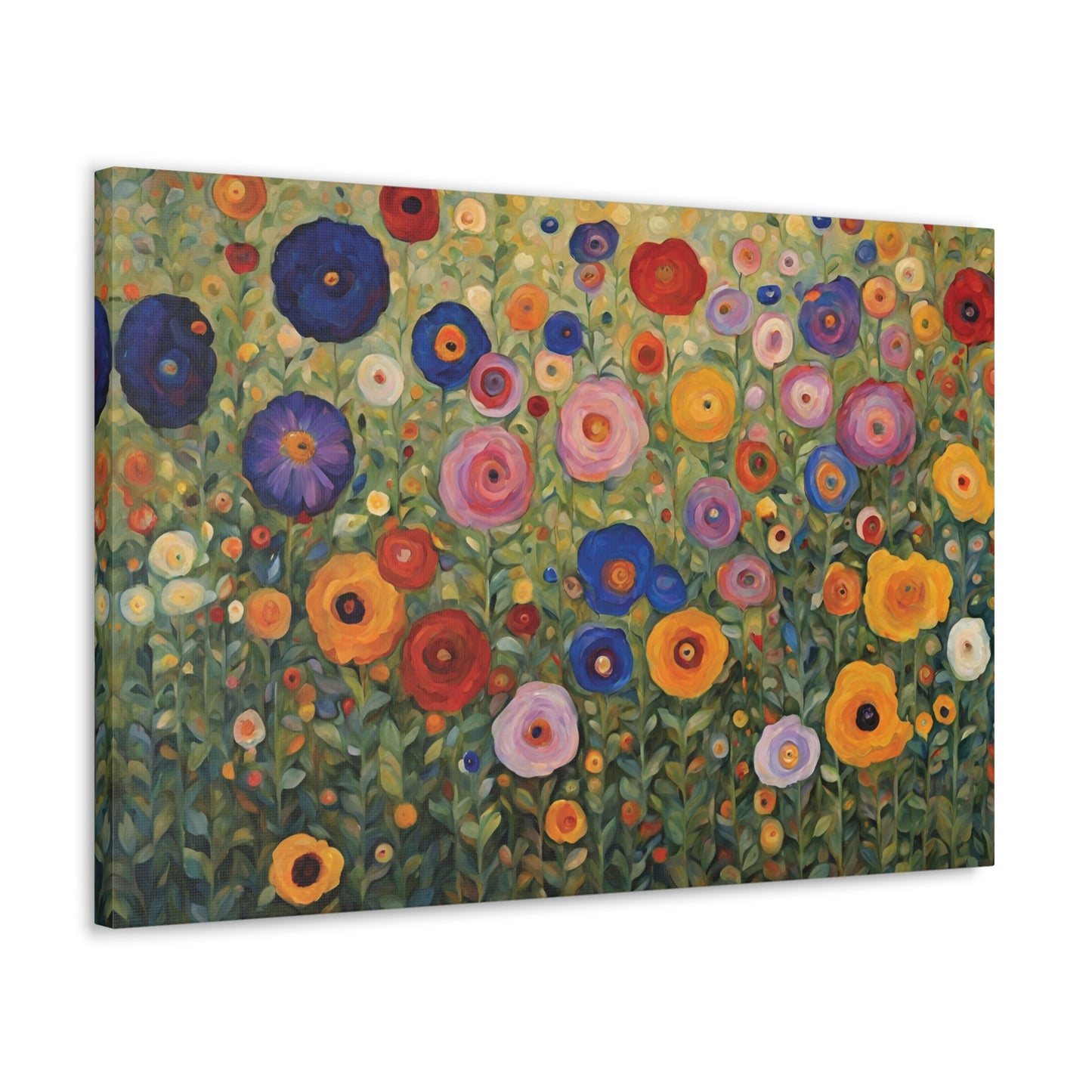 Colorful Flowers Canvas Print 30x20 Inch Wall Art Art & Wall Decor Canvas Fall Picks Hanging Hardware Home & Living Indoor Top Spring Products Valentine's Day promotion Canvas