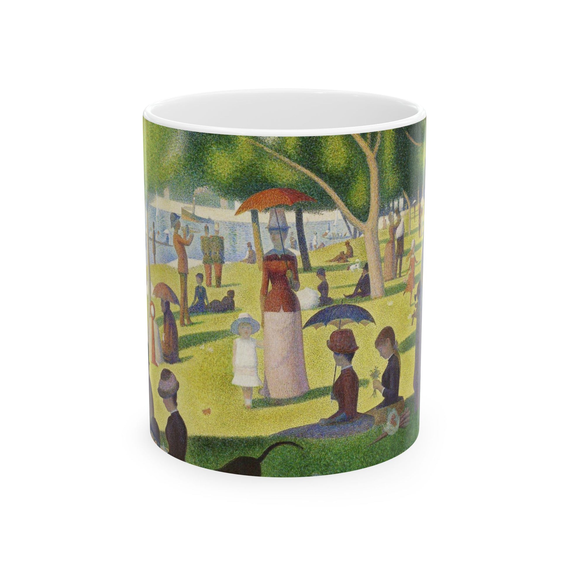 Coffee Mug A Sunday Afternoon Georges Seurat Art 11 oz 11oz Coffee Mugs Fall Picks Home & Living Kitchen mug Mugs Sublimation White base Mug