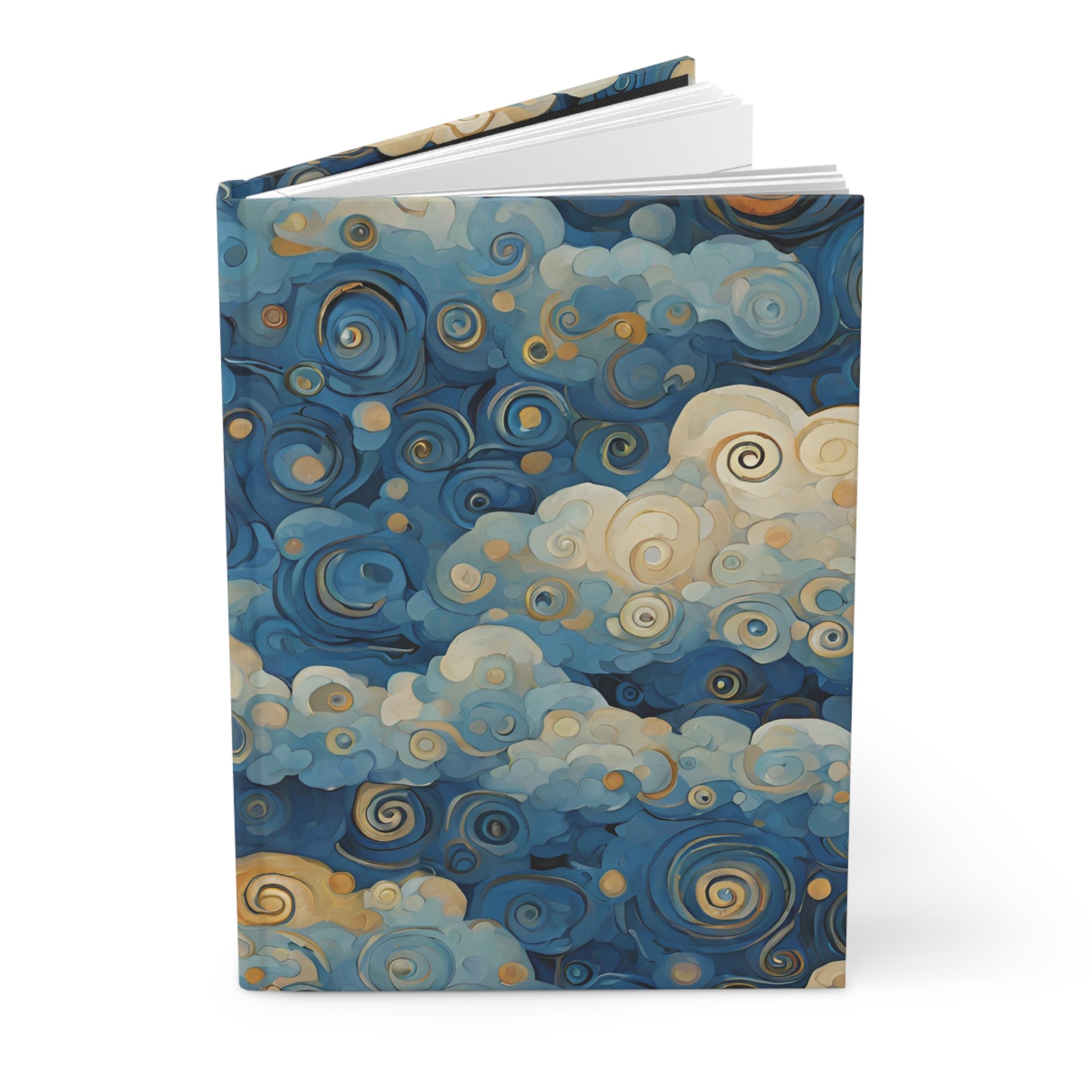 Blue Sky Clouds Hardcover Notebook Journal Lined Matte Paper products