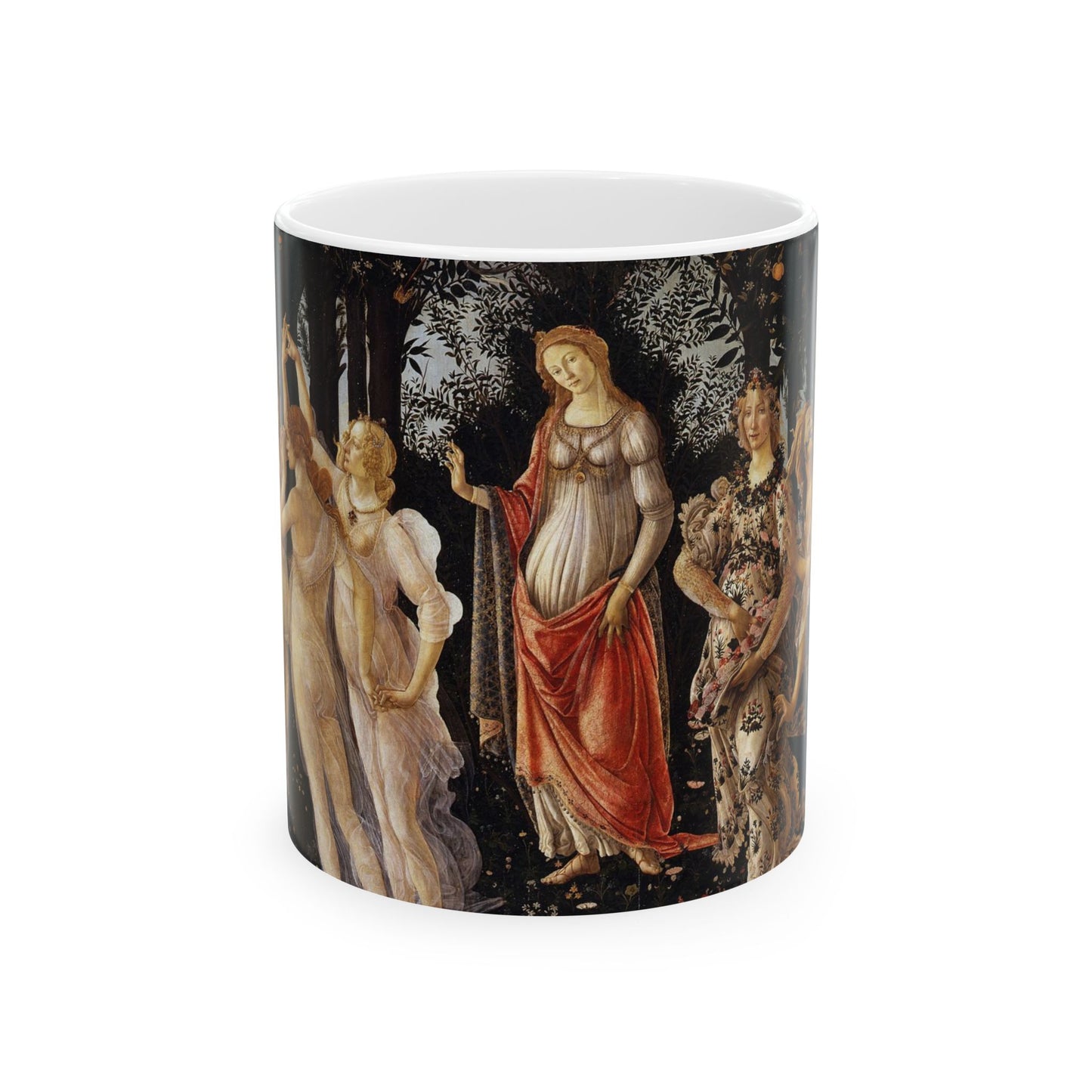 Primavera Three Graces Botticelli Art Ceramic Coffee Mug 11oz Mug 11oz