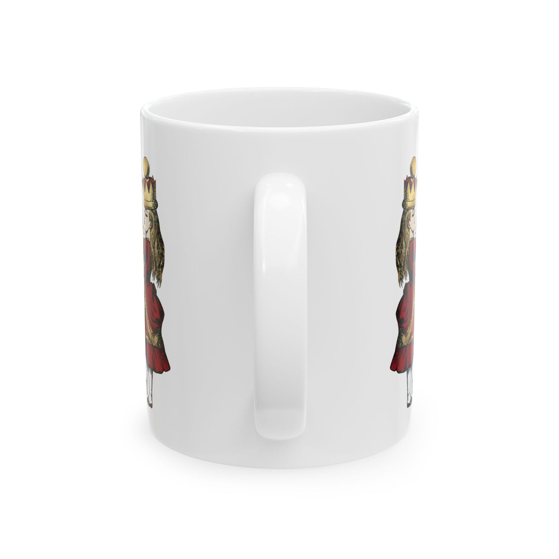 King Of Hearts Ceramic Coffee Mug 11oz Alice In Wonderland Art Mug