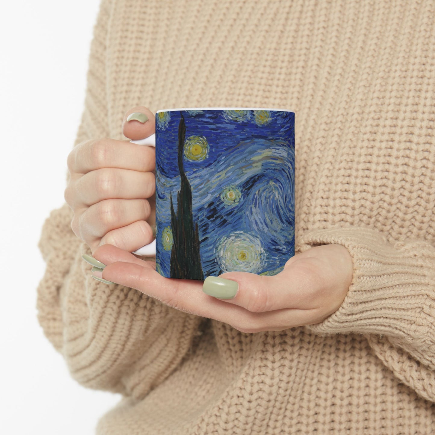 Starry Night Vincent Van Gogh Art Ceramic Coffee Mug 11oz Mug