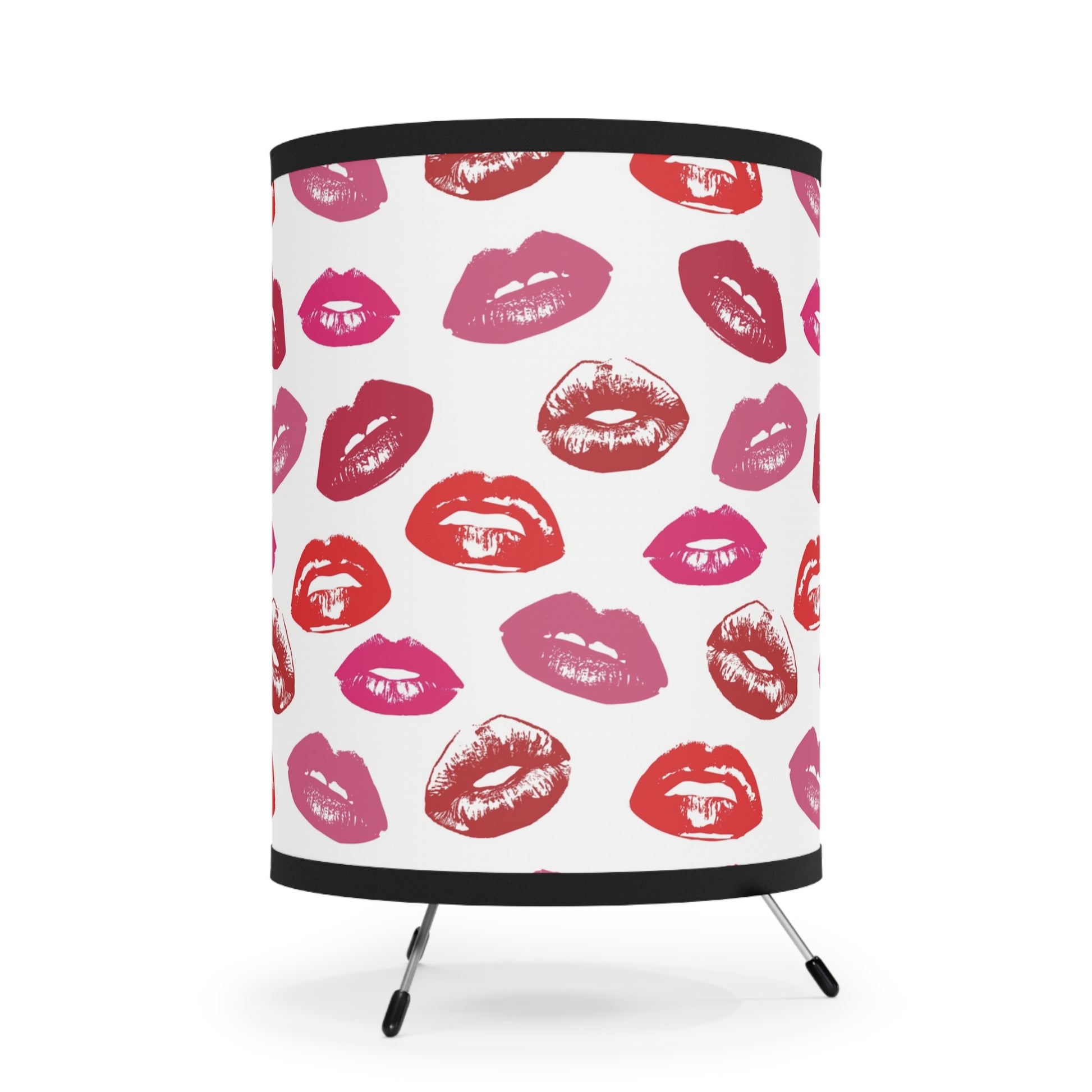 Lipstick Lips Tripod Table Lamp USCA Plug Home Decor