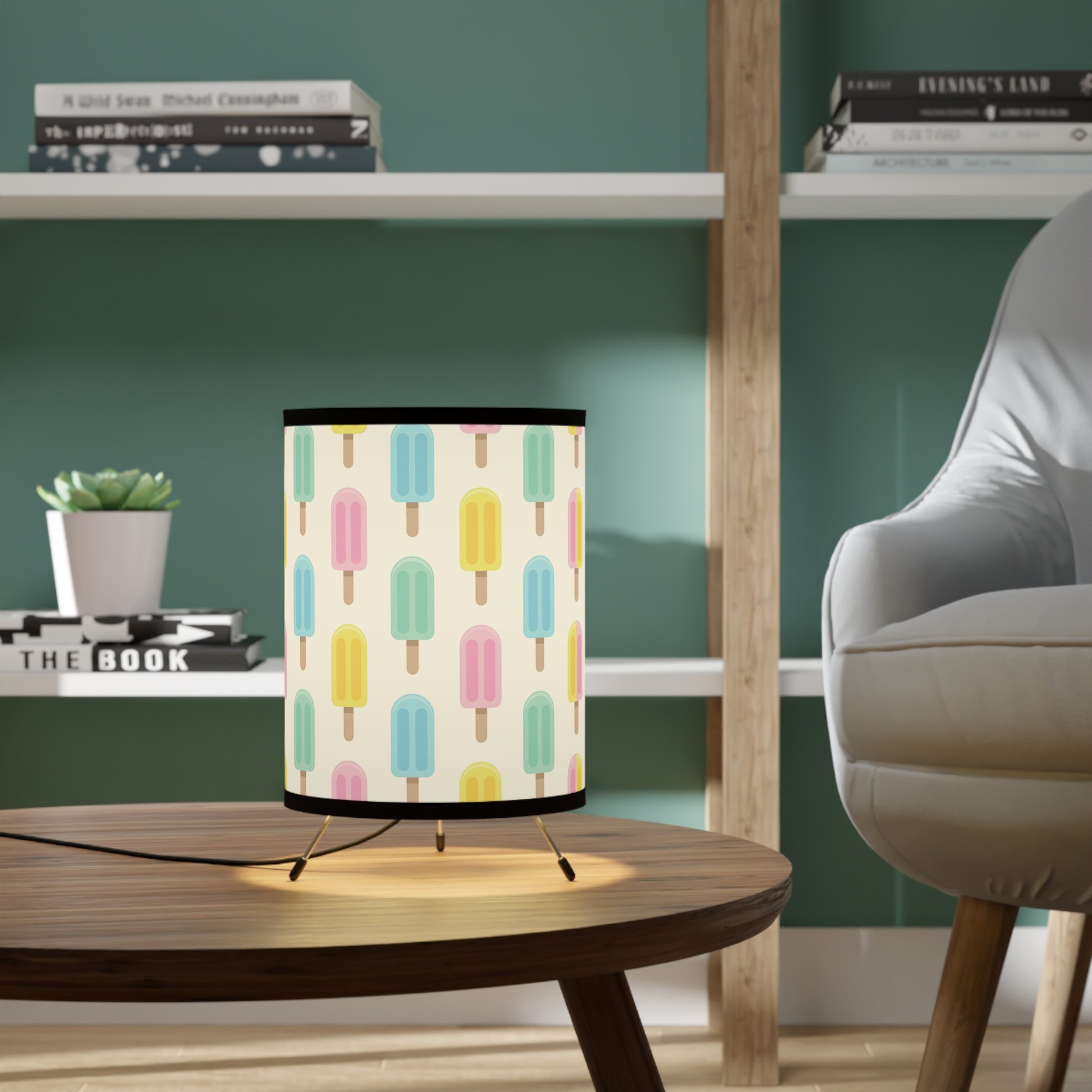 Popsicles Tripod Table Lamp USCA Plug Home Decor