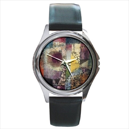 Paul Klee Abstract Art Watch Round Unisex Wristwatch Famous Fine Art Paul Klee Round Watch Unisex Watch Wristwatch Watches