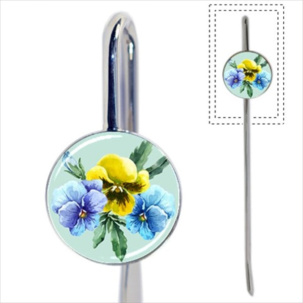 Pansy Flowers Pansies Metal Bookmark Bookmark