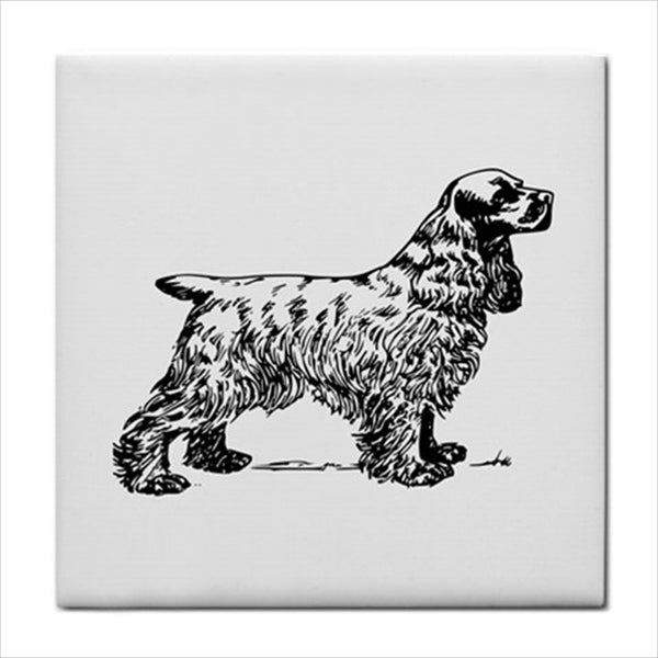 Dog Breeds Ceramic Tile Set Of 16 Backsplash 4.25" Tiles Animal Animal Art Animal Tile Art Backsplash Black And White Ceramic Ceramic Tile Ceramic Tile Set Dog Dog Breeds Home Decor Tile Ceramic Tile Set