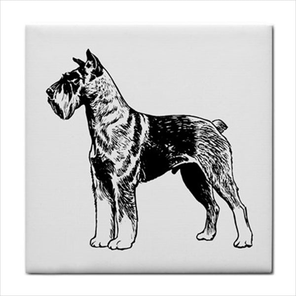 Dog Breeds Ceramic Tile Set Of 16 Backsplash 4.25" Tiles Animal Animal Art Animal Tile Art Backsplash Black And White Ceramic Ceramic Tile Ceramic Tile Set Dog Dog Breeds Home Decor Tile Ceramic Tile Set