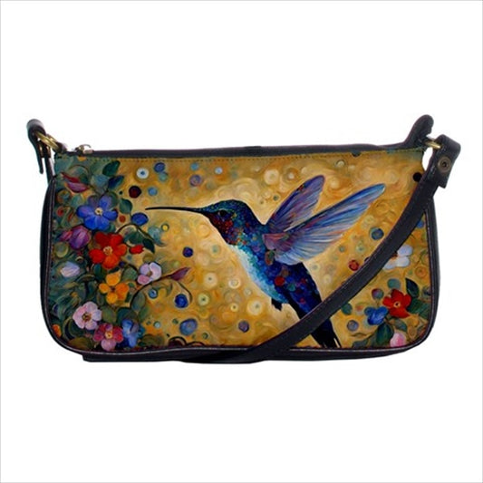 Hummingbird Art Clutch Purse Art Bird Clutch Fashion Flowers Hummingbird Ladies Novelty Purse Purse