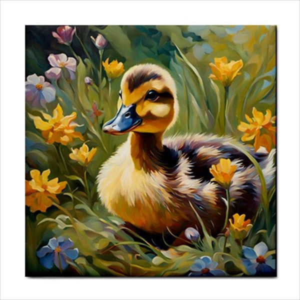 Duckling Ceramic Tile 4.25 Inches