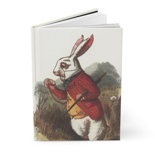 White Rabbit Hardcover Journal Alice In Wonderland Art Paper products