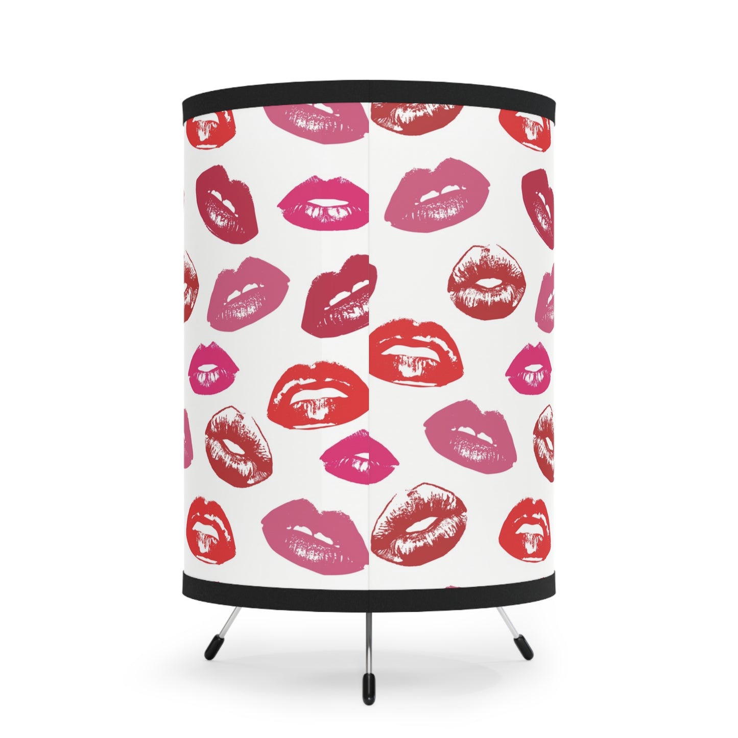 Lipstick Lips Tripod Table Lamp USCA Plug Home Decor