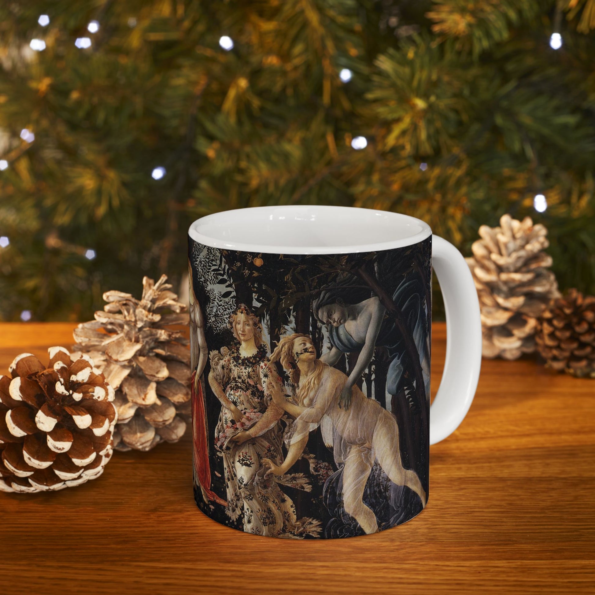 Primavera Three Graces Botticelli Art Ceramic Coffee Mug 11oz Mug