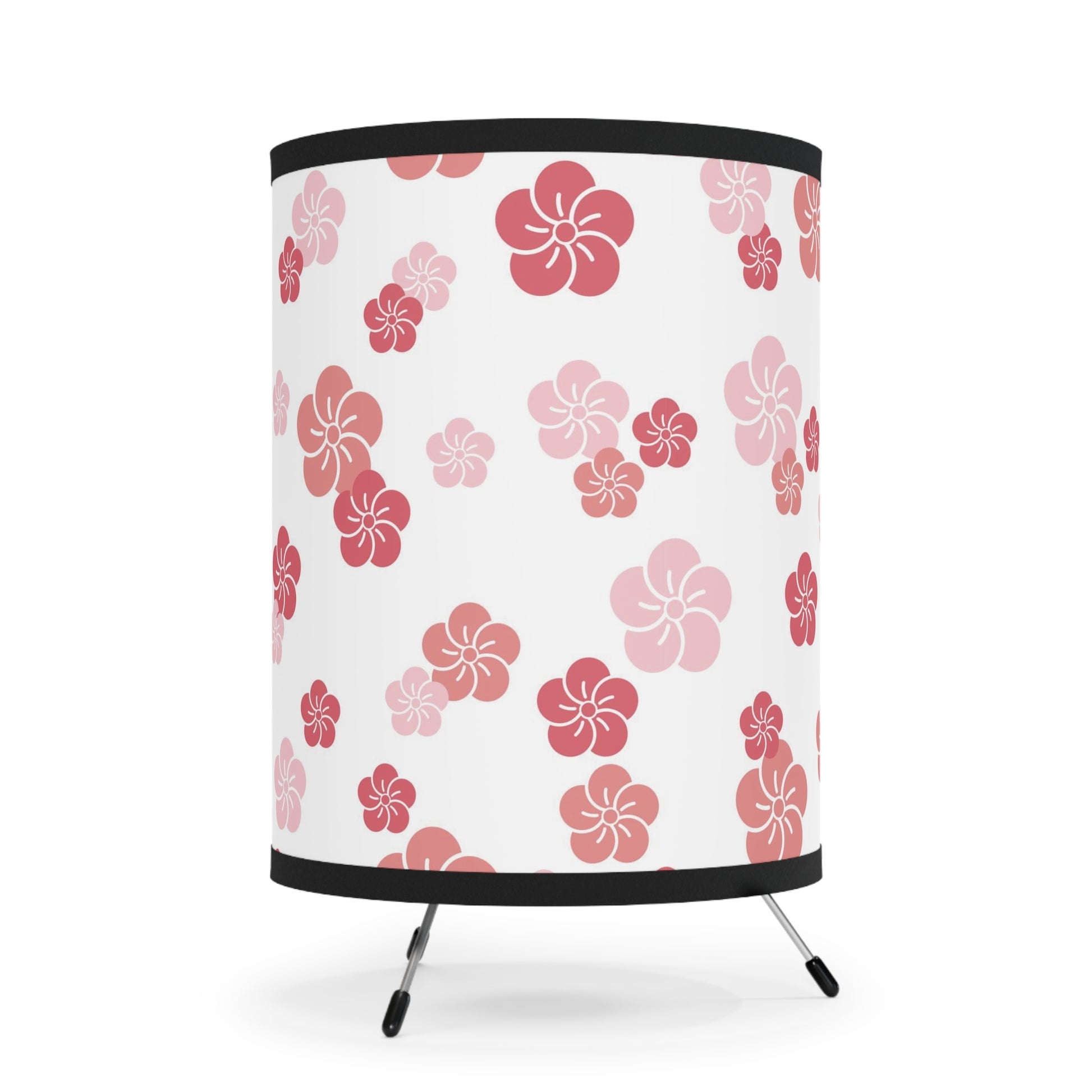 Cherry Blossoms Tripod Table Lamp USCA Plug Home Decor