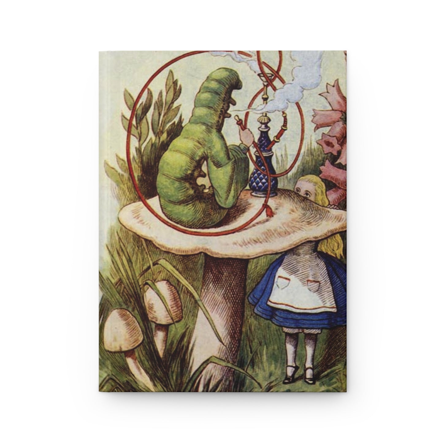 Caterpillar Hardcover Journal Alice In Wonderland Art Paper products