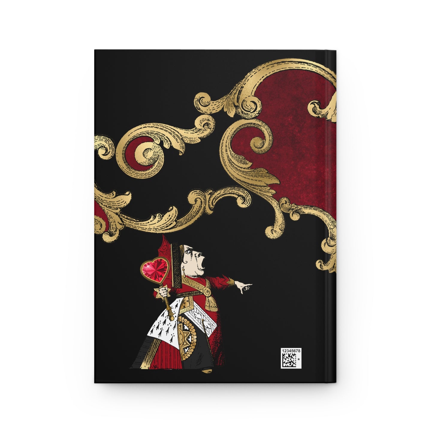 Queen Of Hearts Alice In Wonderland Hardcover Journal Paper products