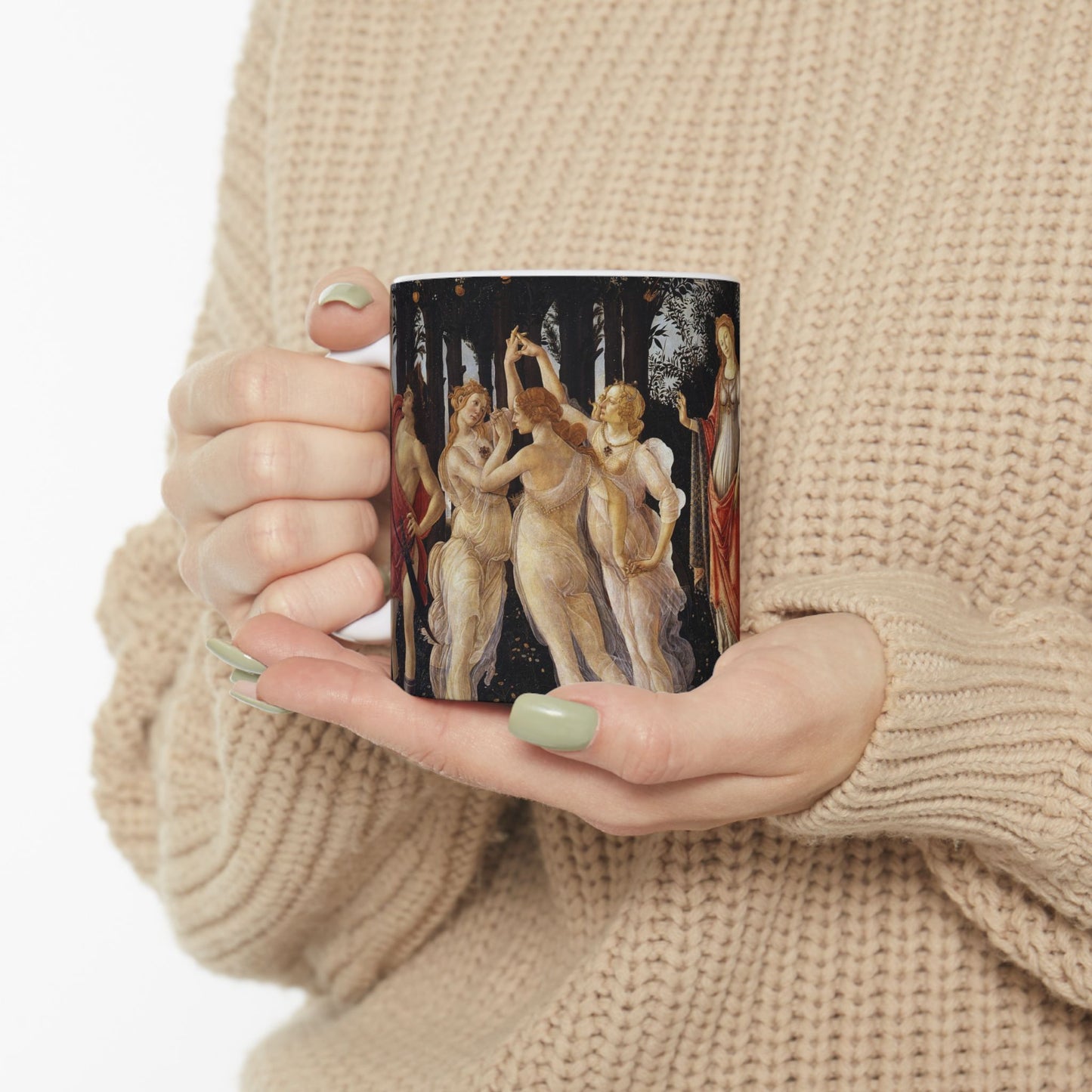 Primavera Three Graces Botticelli Art Ceramic Coffee Mug 11oz Mug