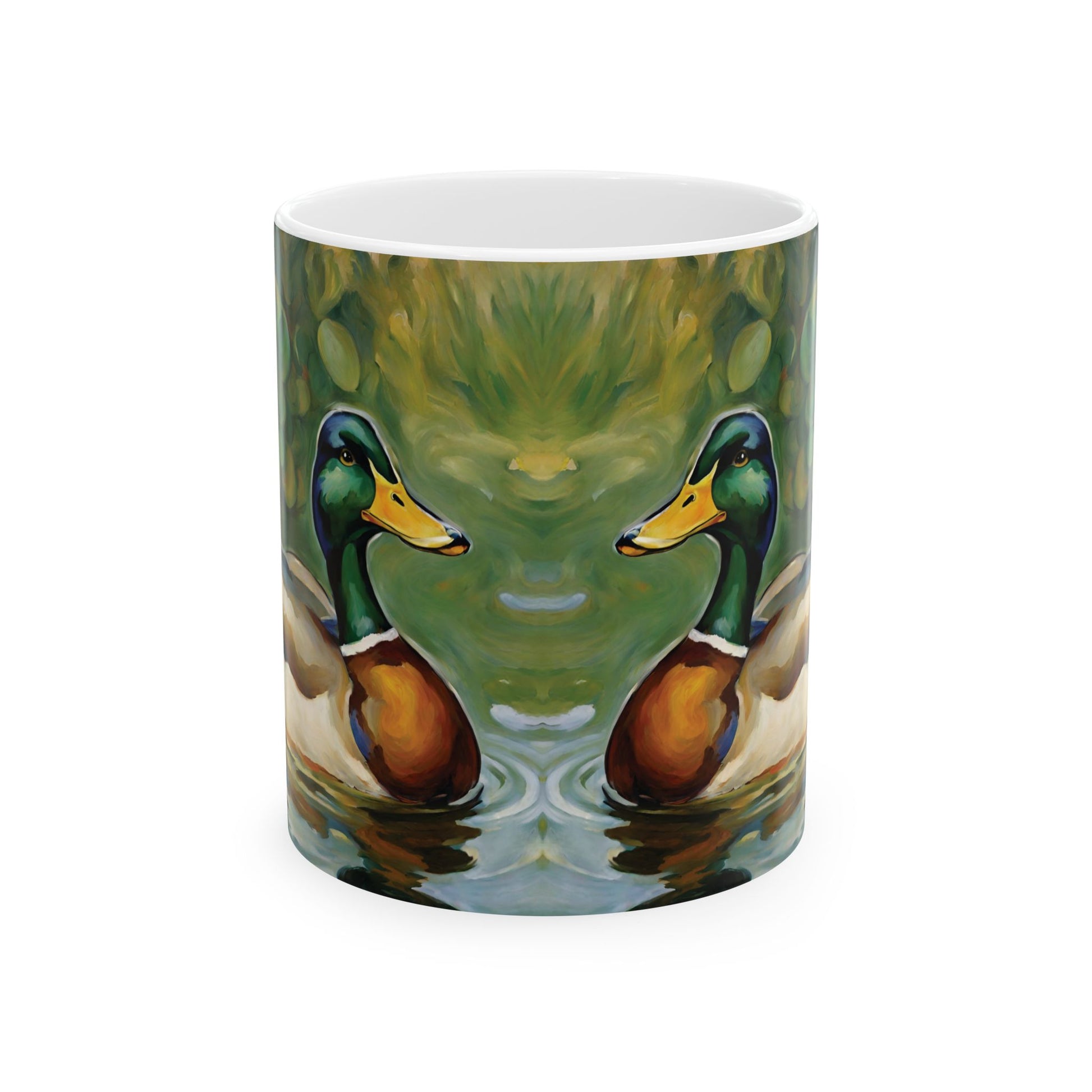 Mallard Duck Coffee Mug 11oz Art Ceramic Cup Mug