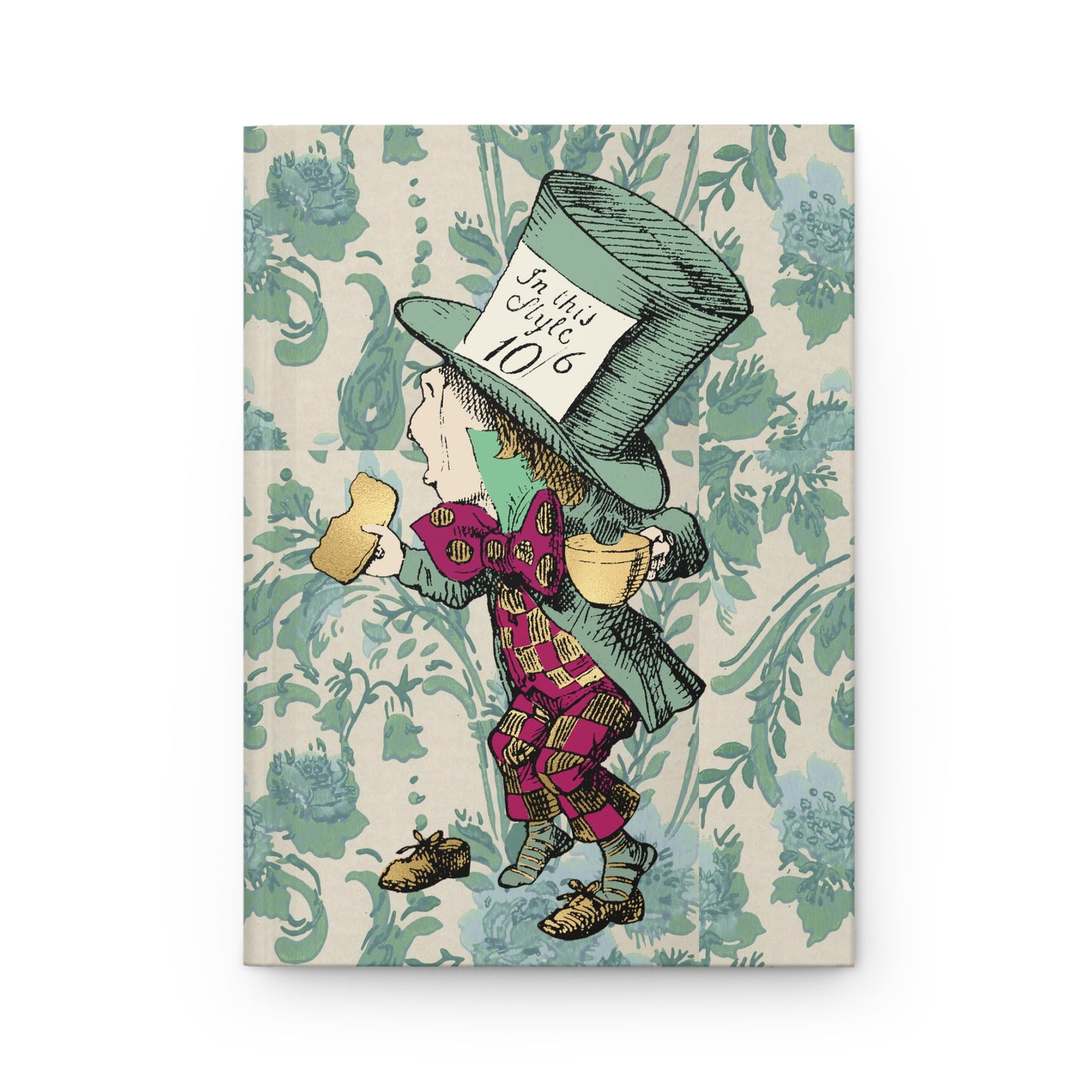 Mad Hatter Alice In Wonderland Hardcover Journal Paper products