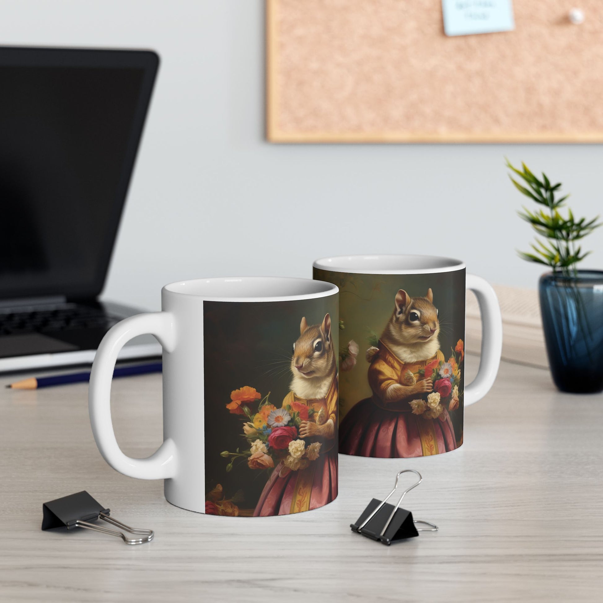 Chipmunk Princess Coffee Mug Cup 11oz Fantasy Art Mug