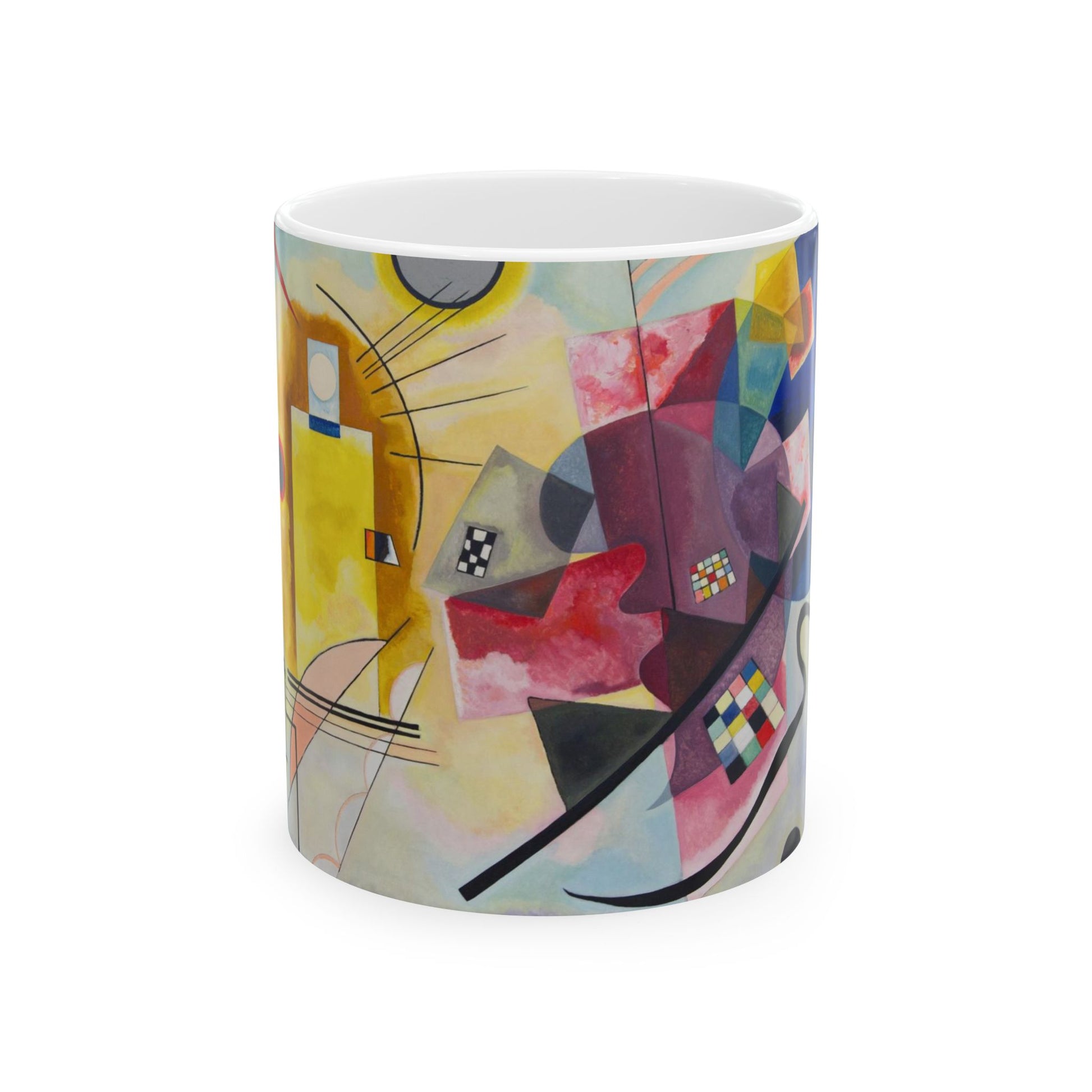 Abstract Art Coffee Mug 11oz Wassily Kandinsky 11oz Coffee Mugs Fall Picks Home & Living Kitchen mug Mugs Sublimation White base Mug