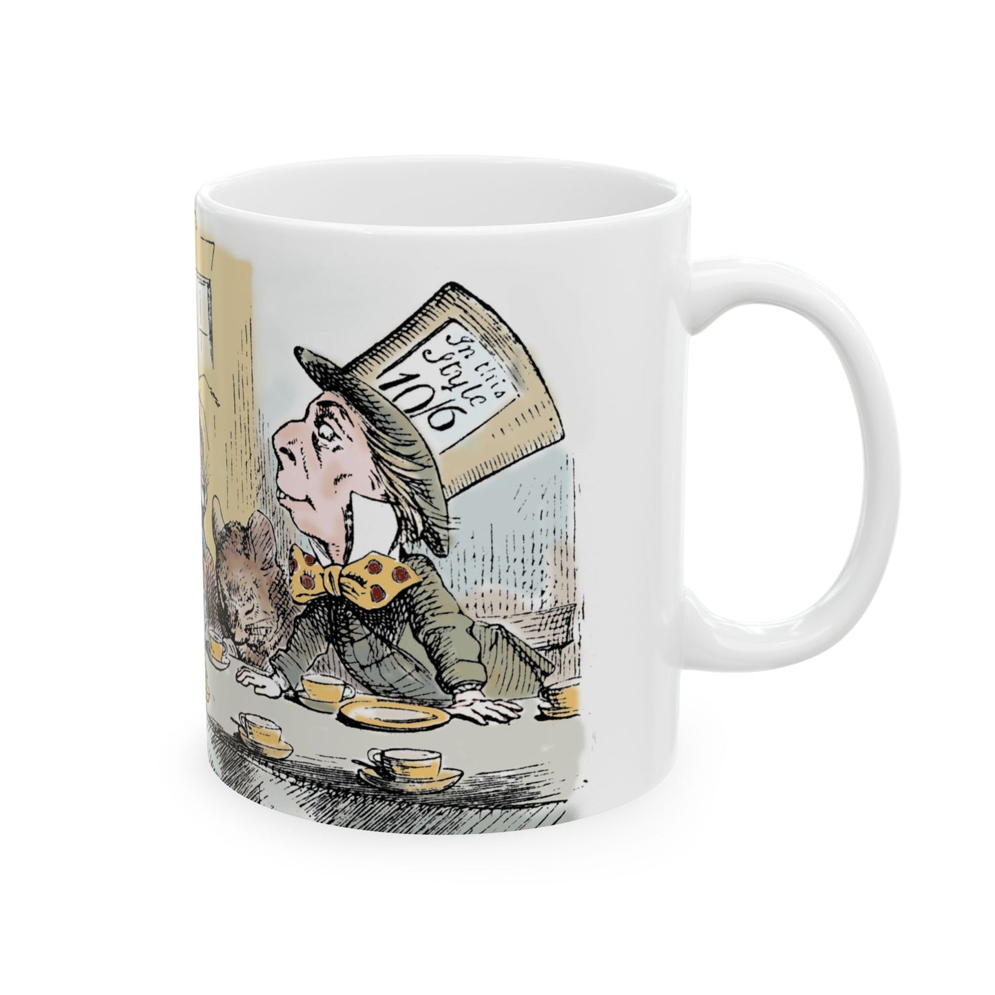 Alice In Wonderland Mad Hatter Tea Party Ceramic Mug 11oz Mug