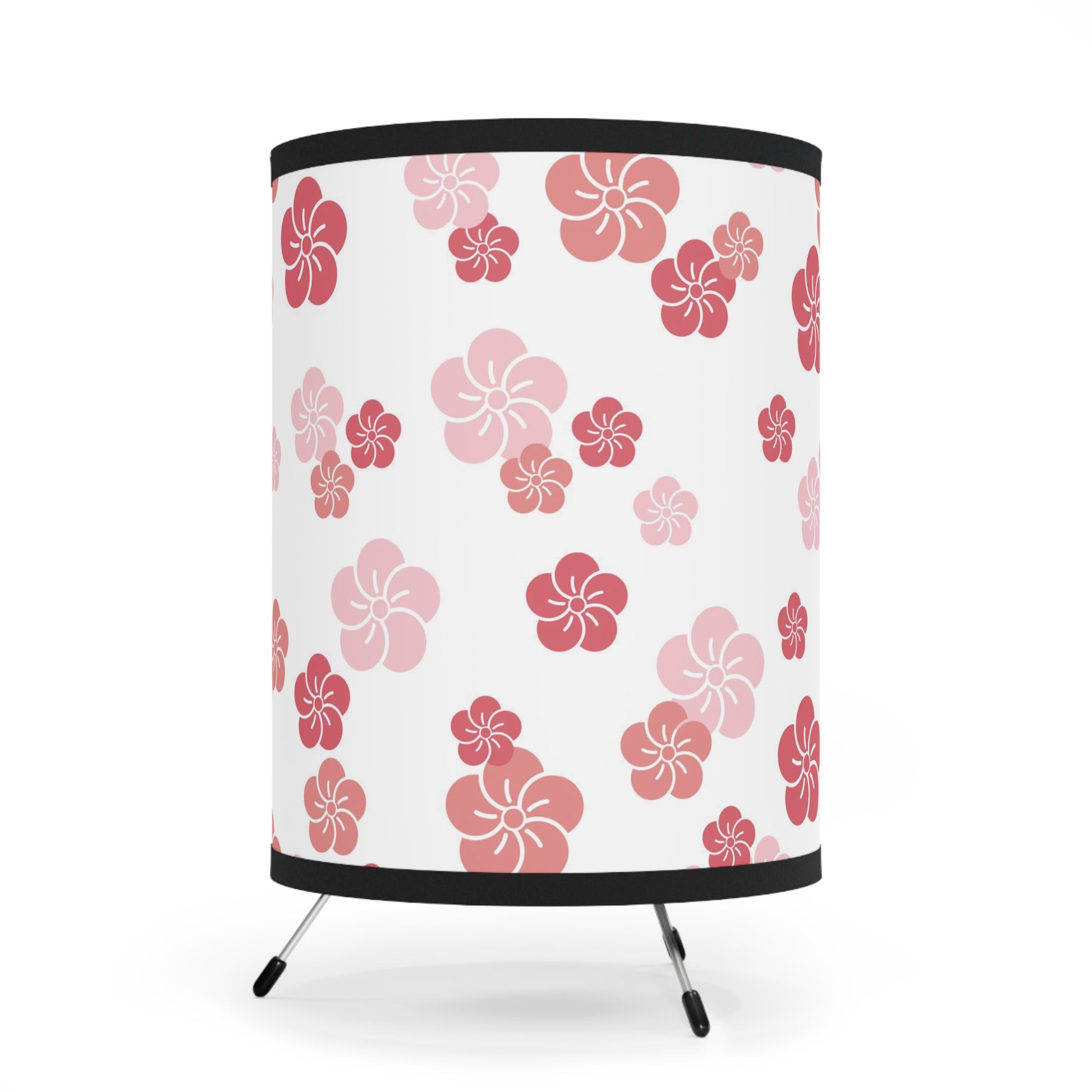 Cherry Blossoms Tripod Table Lamp USCA Plug Home Decor