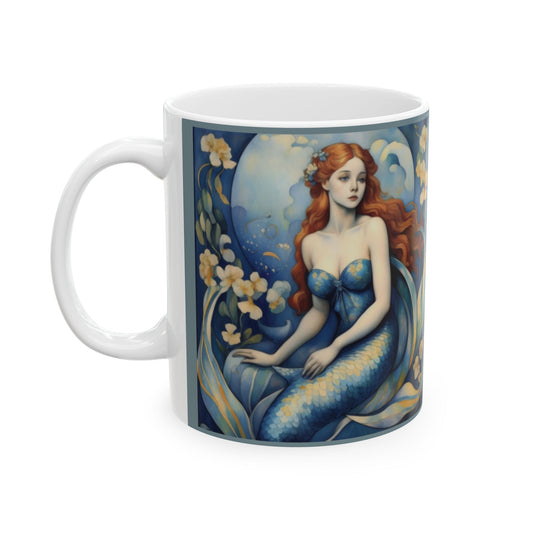 Mermaid Coffee Mug Tea Ceramic 11oz