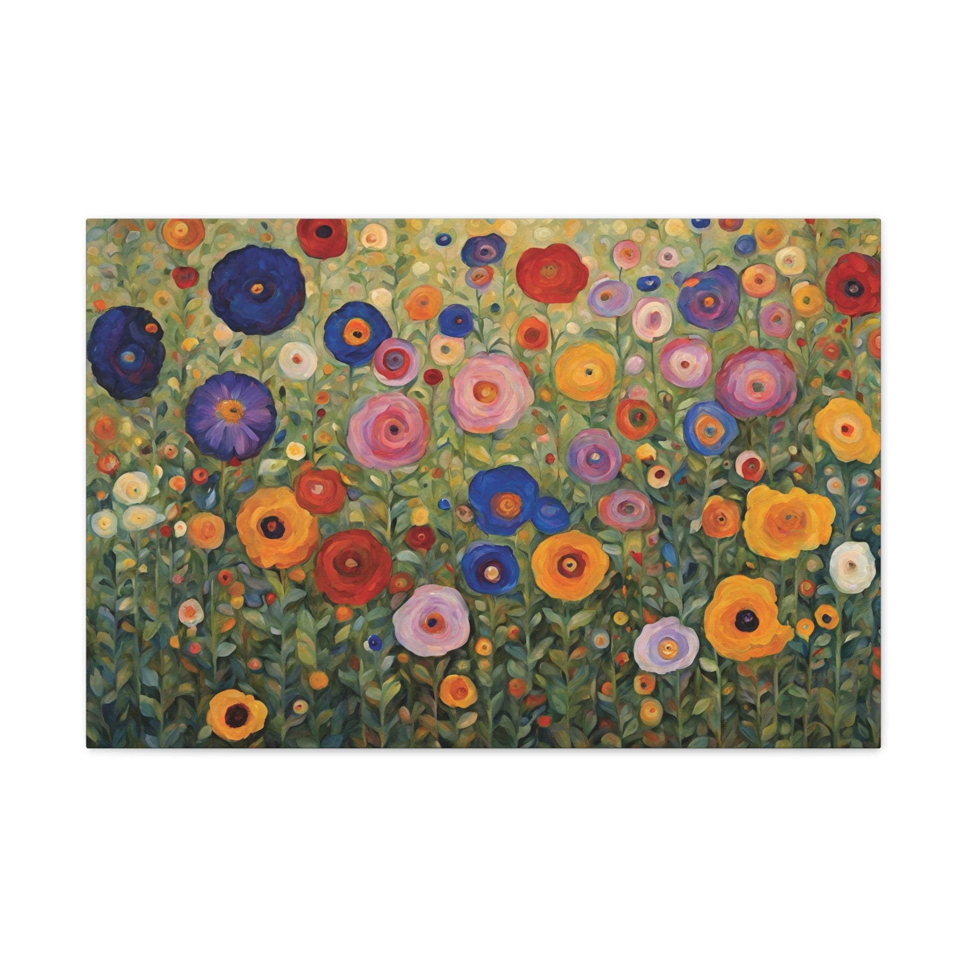 Colorful Flowers Canvas Print 30x20 Inch Wall Art Art & Wall Decor Canvas Fall Picks Hanging Hardware Home & Living Indoor Top Spring Products Valentine's Day promotion Canvas