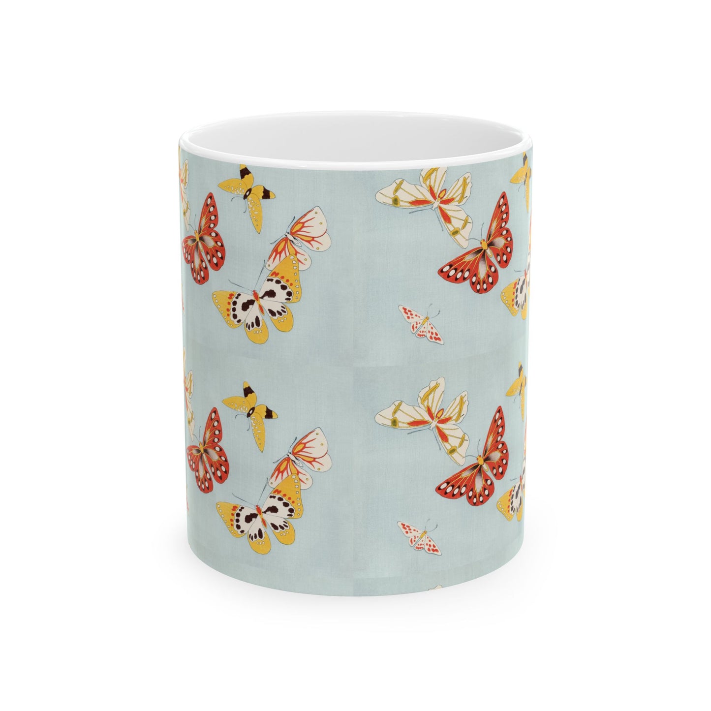 Japanese Butterflies Ceramic Coffee Mug 11oz Mug