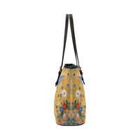 Hummingbird Shoulder Tote Bag 17.5" x 11" PU Faux Leather