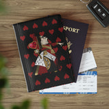 Queen Of Hearts Passport Cover Travel ID Holder