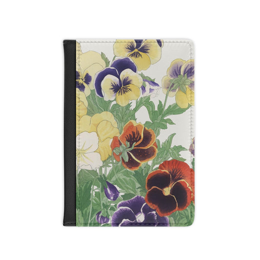 Pansies Passport Cover Travel ID Holder Flower Art Flower Flower Art Flowers Pansies Passport Passport Cover Travel Travel ID Handbag & Wallet Accessories