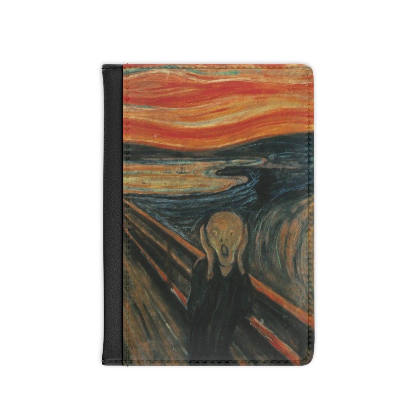 The Scream Passport Cover Travel ID Holder Edvard Munch Passport Passport Cover The Scream Travel Travel ID Handbag & Wallet Accessories