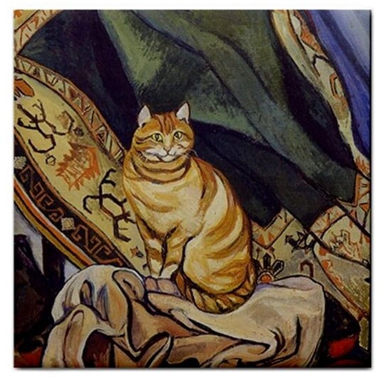 Cats Suzanne Valadon Ceramic Tile Art Set Of 4 Decorative Backsplash Tiles Art Backsplash Cat Cats Ceramic Ceramic Tile Ceramic Tile Set Home Decor Kitty Suzanne Valadon Tile Ceramic Tile Set