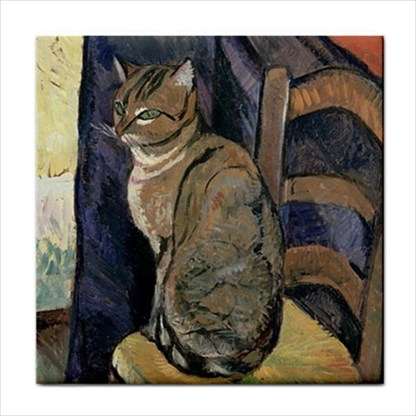 Cats Suzanne Valadon Ceramic Tile Art Set Of 4 Decorative Backsplash Tiles Art Backsplash Cat Cats Ceramic Ceramic Tile Ceramic Tile Set Home Decor Kitty Suzanne Valadon Tile Ceramic Tile Set