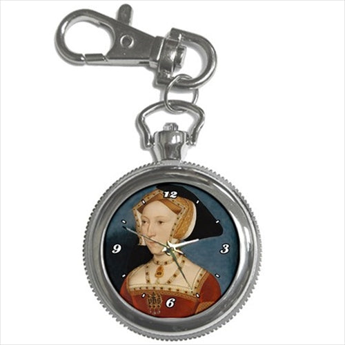 Queen Jane Seymour King Henry V Hobein Art Key Chain Watch