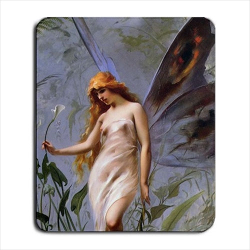 The Lily Fairy Luis Ricardo Falero Art Computer Mat Mouse Pad Art Mouse Pad Computer Mat Mouse Mouse Pad mousepad Office Accessory Mouse Pad