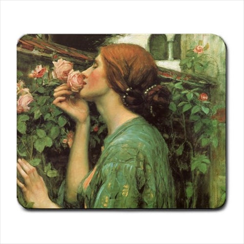 Soul Of The Rose John William Waterhouse Art Computer Mat Mouse Pad Mouse Pad