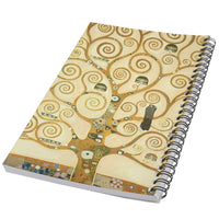 Tree Of Life Gustav Klimt Art 50 Page Lined Spiral Notebook