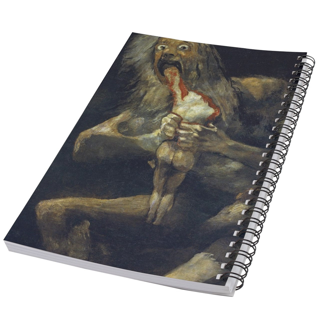 Saturn Devouring His Children Goya Art 50 Page Lined Spiral Notebook Notebook