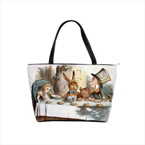 Alice In Wonderland Mad Hatter Tea Party Shoulder Bag Alice In Wonderland Bag Fashion Handbag Ladies Luggage Tote Bag Shoulder Bag