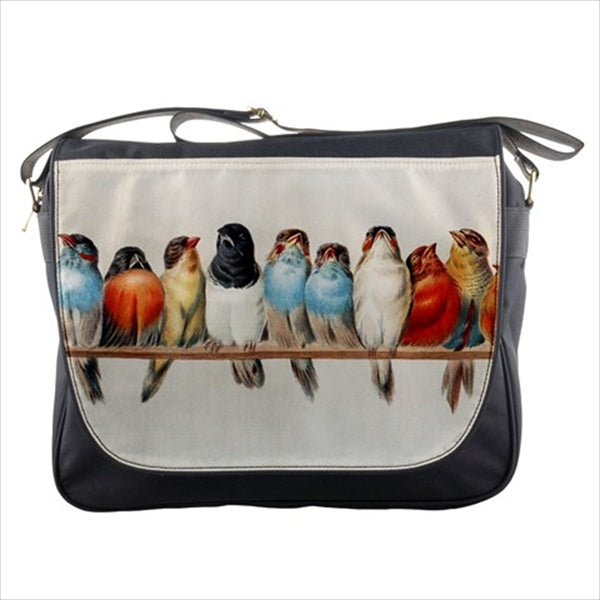 Songbirds Bird Finches Art Messenger Bag
