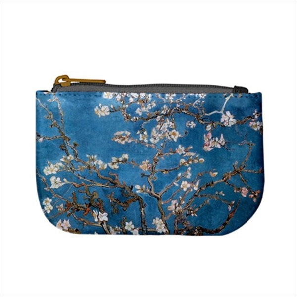 Almond Blossoms Vincent Van Gogh Art Mini Change Coin Purse Coin Purse